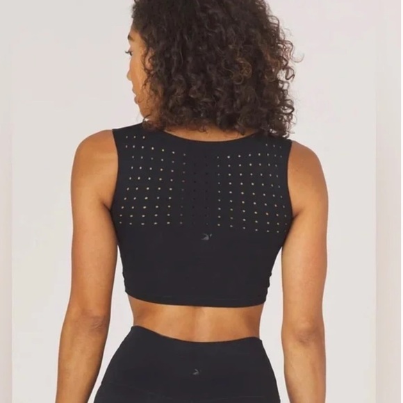 NWT Glyder Sports Bra XS Nylon Spandex Venting Lined Athletic Bra Athleisure New - Picture 3 of 15